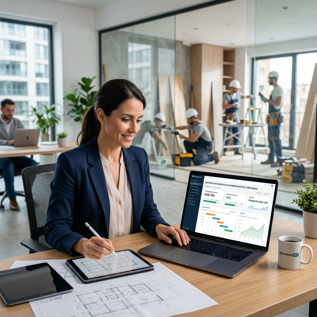 Automatización de presupuestos en empresas de reformas con inteligencia artificial