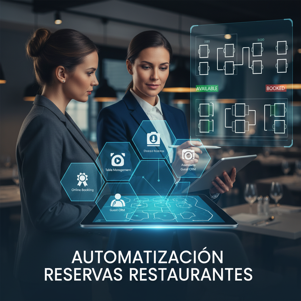 Restaurante español con sistema de reservas automatizado