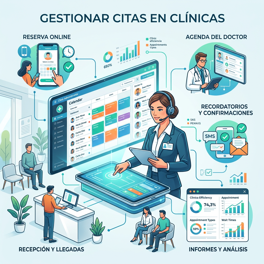 Gestión automática de citas en clínicas con IA