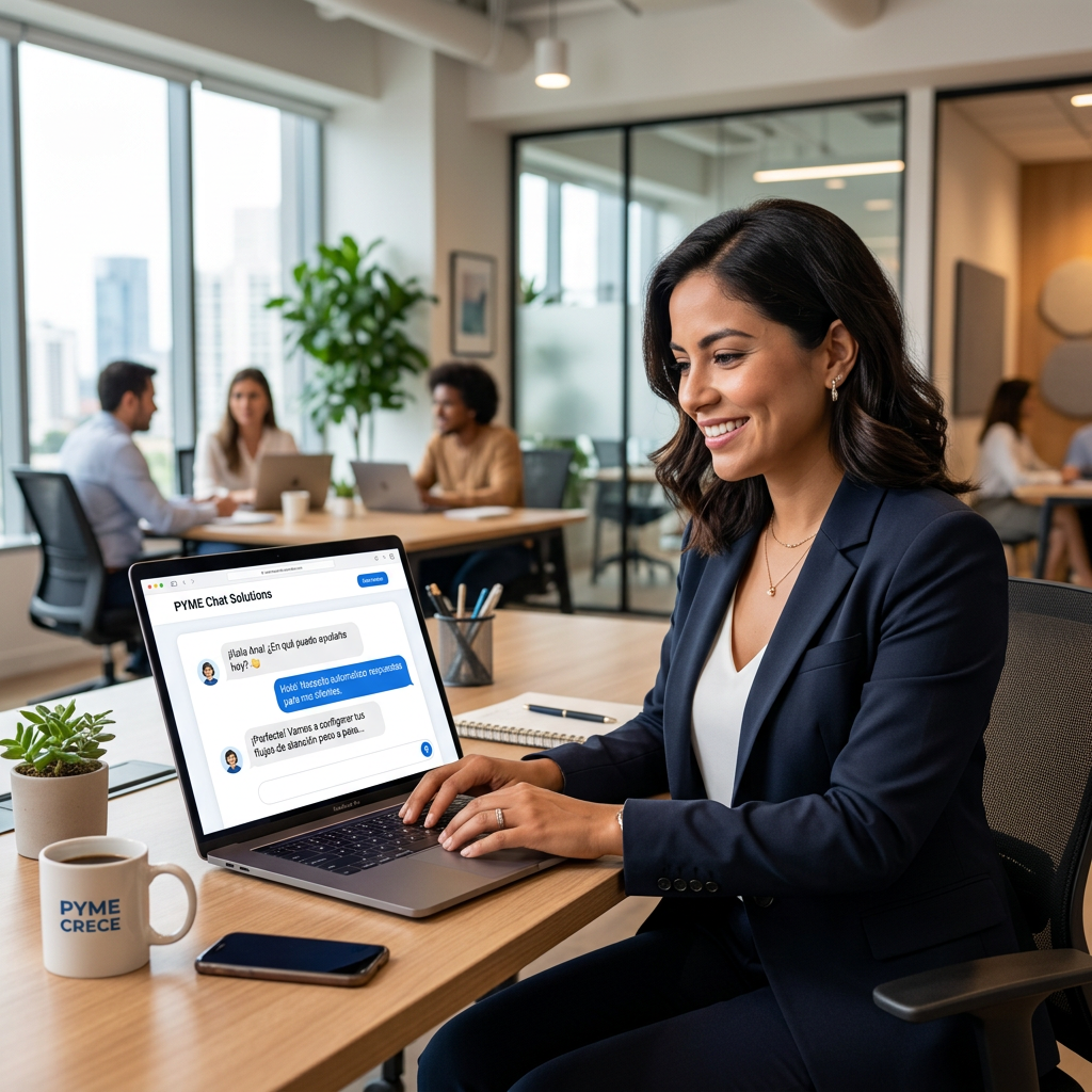 Chatbot para pymes automatizando la comunicación empresarial
